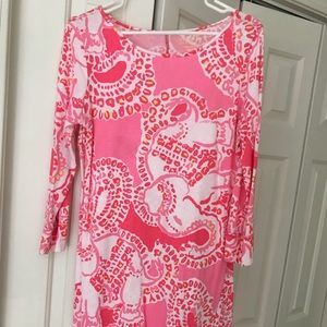 Lilly Pulitzer 3/4 sleeve T Shirt Dress